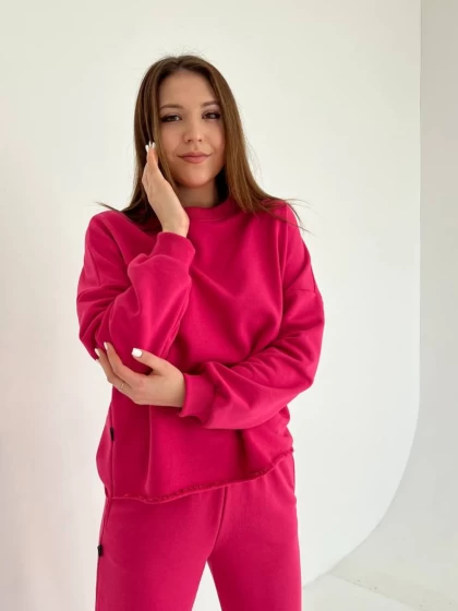 Свитшот женский оверсайз 210-3Д трехнитка