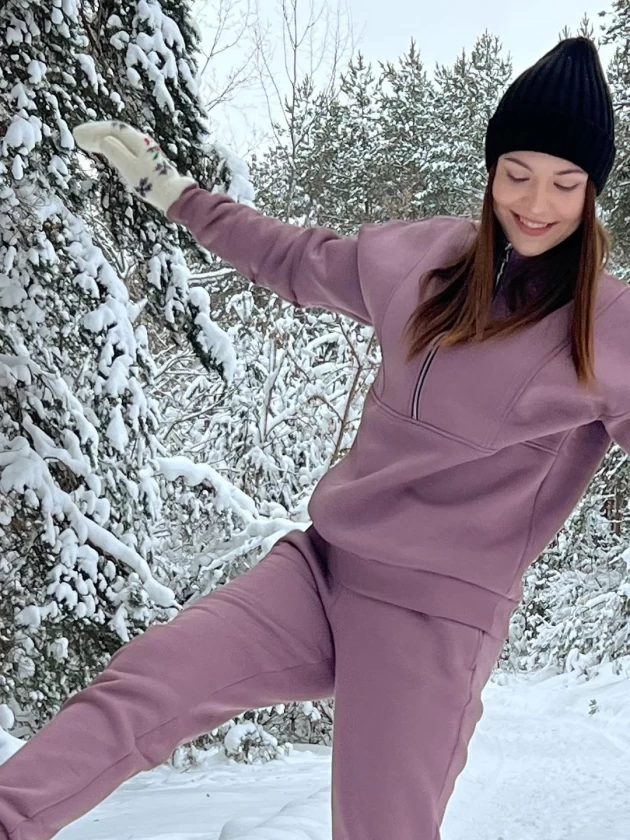 Брюки женские 192-3Н трехнитка с начесом