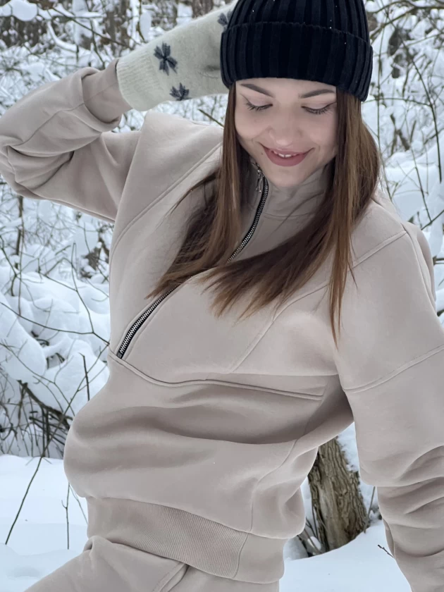 Толстовка женская 264-3Н трехнитка с начесом