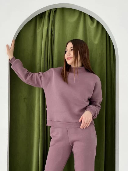 Свитшот женский оверсайз 46-3Н трехнитка с начесом