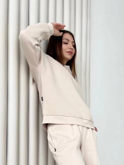 Свитшот женский оверсайз 46-3Н трехнитка с начесом