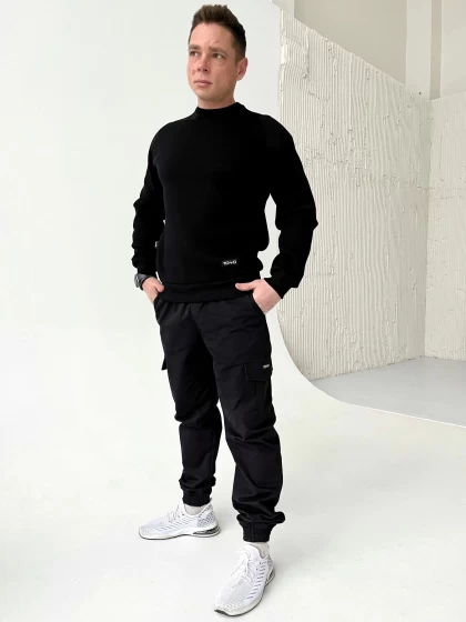 Джемпер мужской 35-3Н (Свитшот) трехнитка с начесом