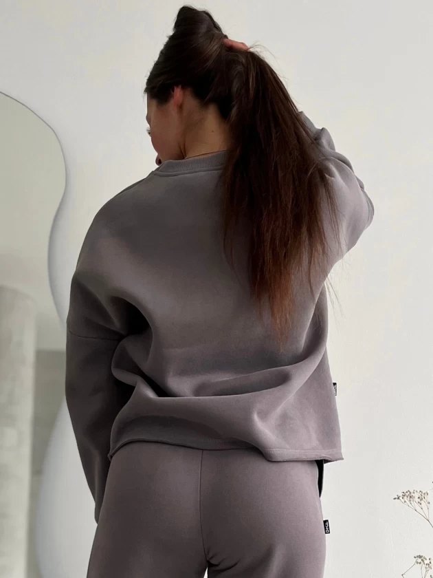 Свитшот женский оверсайз 210-3НБ 3-х нитка,...