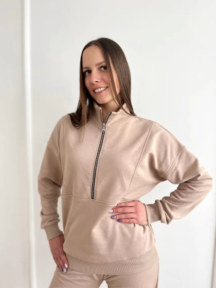 Толстовка женская 264-3Д трехнитка