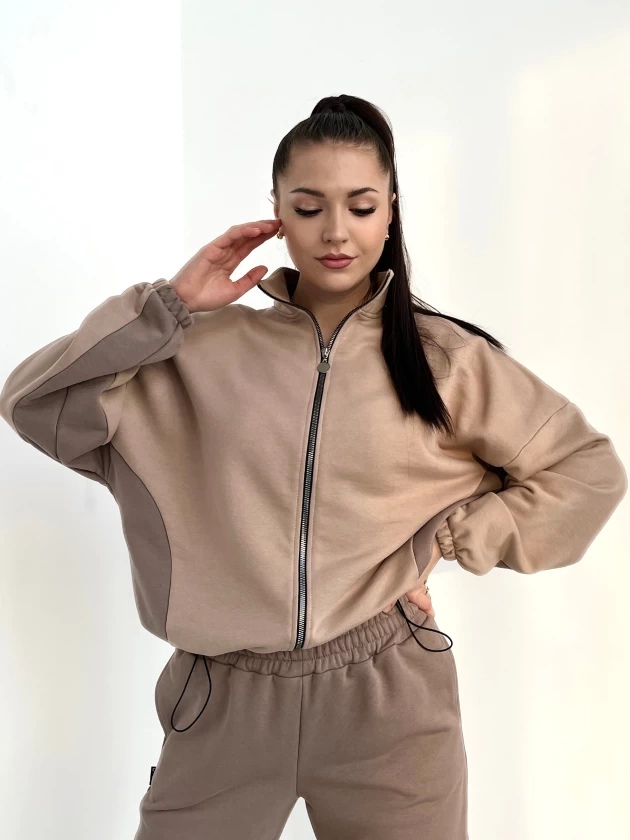 Толстовка женская 272-3Д трехнитка