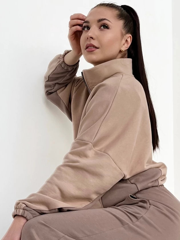 Толстовка женская 272-3Д трехнитка