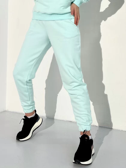 Брюки женские 199-3Б трехнитка с бархатным эффектом