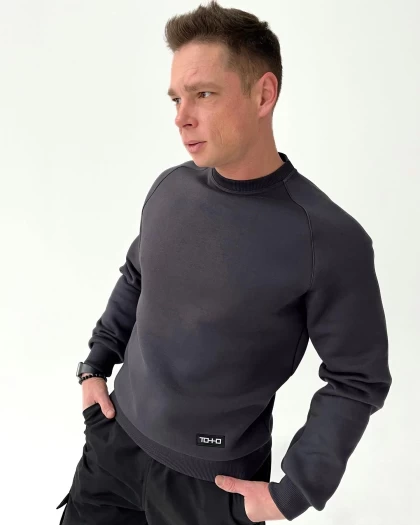 Джемпер мужской 35-3Д (Свитшот) трехнитка