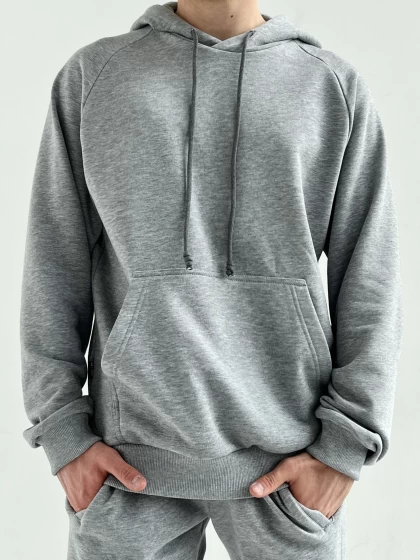 Худи мужское 125-3Д трехнитка