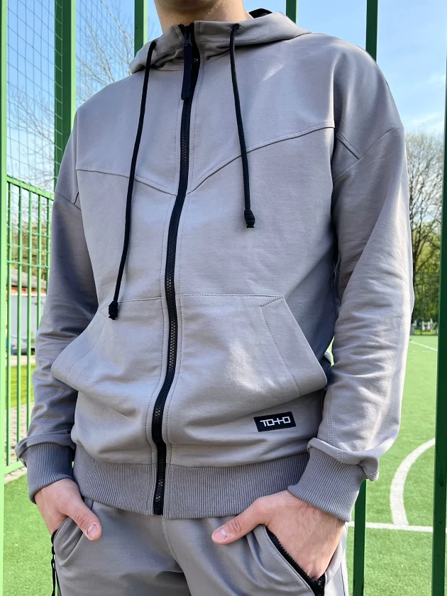 Худи мужское 204-2ФТ двухнитка