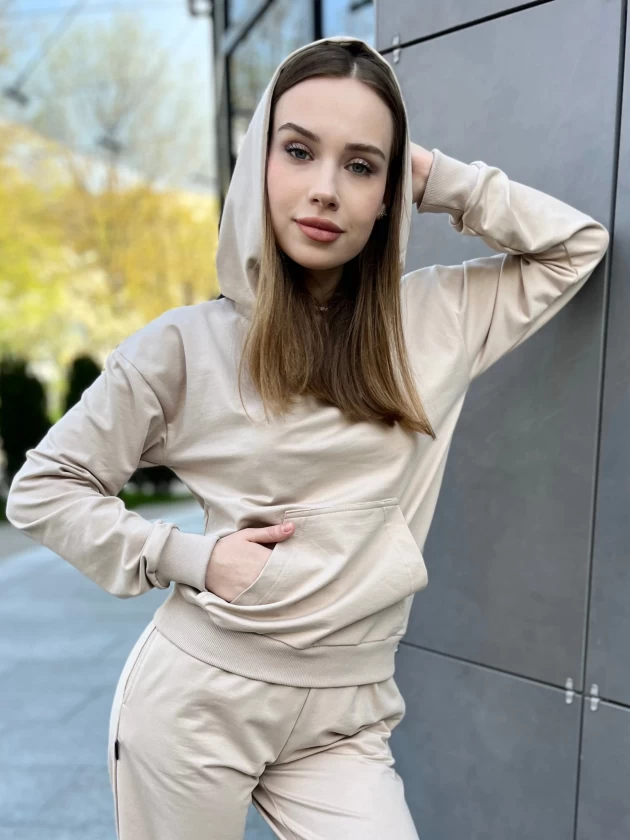 Худи женское 276-2ФТ двухнитка