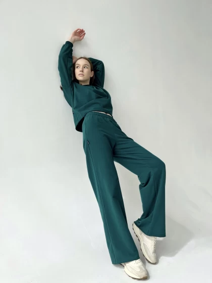 Костюм 229-1Б 210-1Б двухнитка с бархатным эффектом