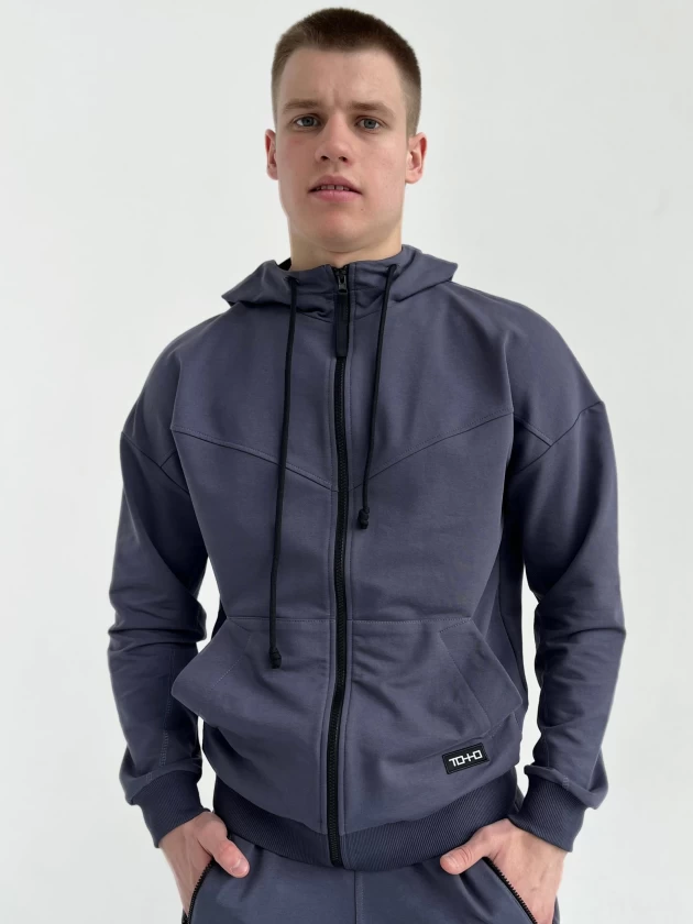 Худи мужское 204-2ФТ двухнитка