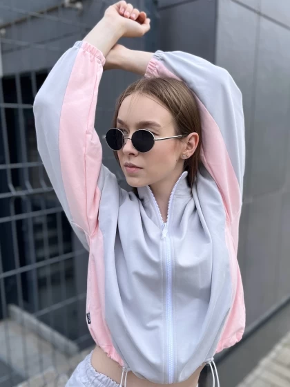 Толстовка женская 272-1Б двухнитка с бархатным эффектом