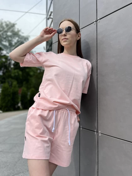 Костюм 217-1Б 218-1Б двухнитка с бархатным эффектом