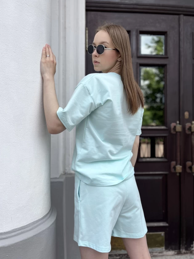 Костюм 217-1Б 218-1Б двухнитка с бархатным...