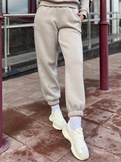 Брюки женские 269-3НБ 3-х нитка, начес, бархатный эффект