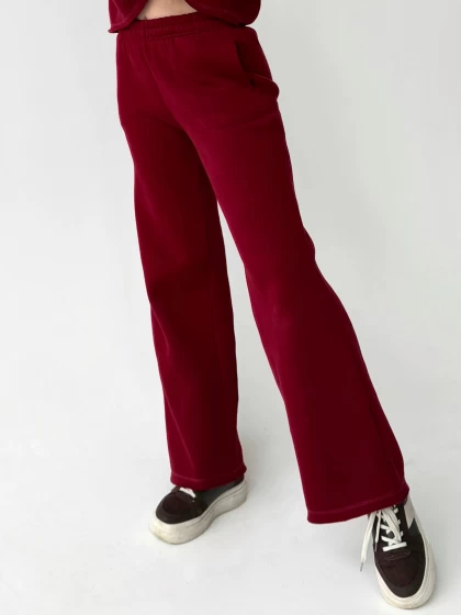 Брюки женские 229-3НБ 3-х нитка, начес, бархатный эффект