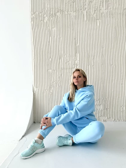 Костюм 199-3НБ 191-3НБ 3-х нитка, начес, бархатный эффект