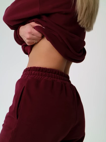 Костюм 264-3Б 269-3Б трехнитка с бархатным эффектом