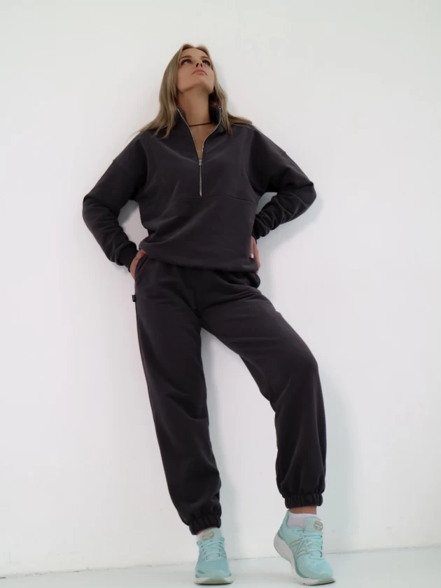 Костюм 264-3Б 269-3Б трехнитка с бархатным...