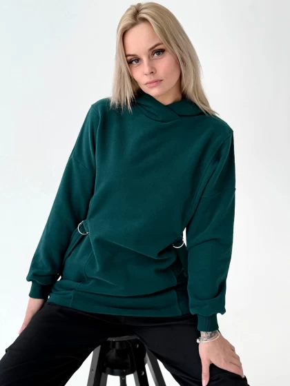 Худи женское 300-3Б трехнитка с бархатным эффектом