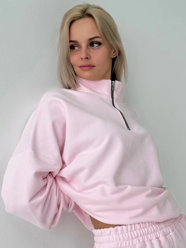 Толстовка женская оверсайз 295-3Б трехнитка с...