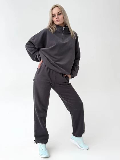 Костюм 295-3Б 269-3Б трехнитка с бархатным эффектом