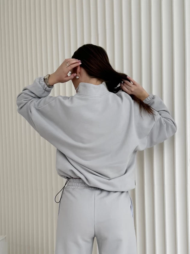 Толстовка женская оверсайз 295-3Б трехнитка с...