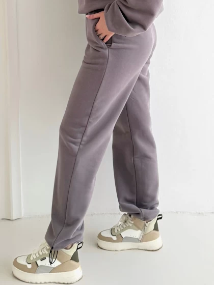 Брюки женские 269-3БФ трехнитка с бархатным эффектом