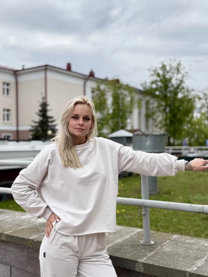 Костюм 229-1Б 210-1Б двухнитка с бархатным эффектом