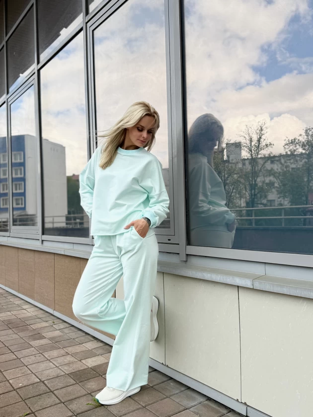 Костюм 229-1Б 210-1Б двухнитка с бархатным...