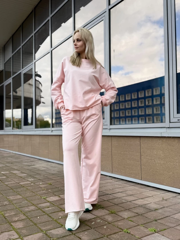 Костюм 229-1Б 210-1Б двухнитка с бархатным...