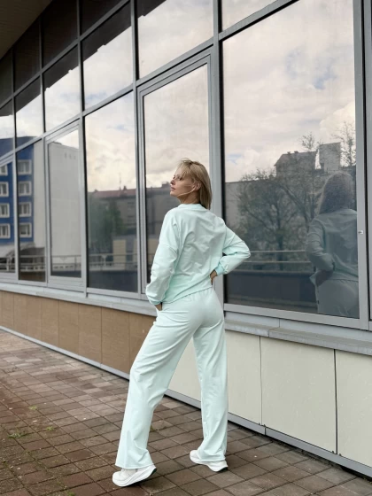 Костюм 229-1Б 210-1Б двухнитка с бархатным эффектом