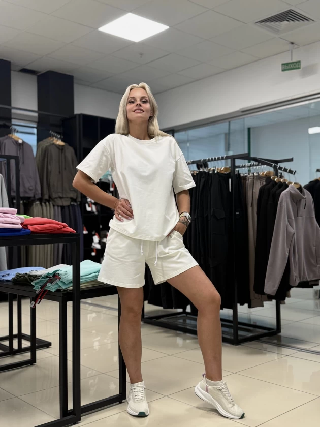 Костюм 217-1Б 218-1Б двухнитка с бархатным...