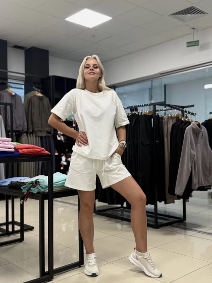 Костюм 217-1Б 218-1Б двухнитка с бархатным эффектом