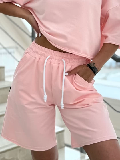 Шорты женские 310-1Б двухнитка с бархатным эффектом