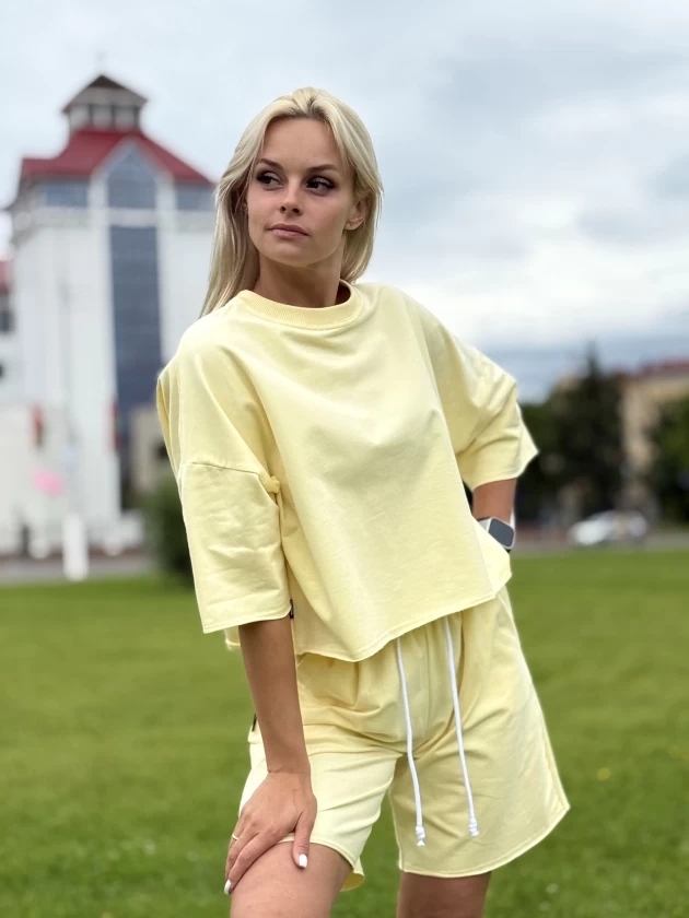 Костюм 309-1Б 310-1Б двухнитка с бархатным...