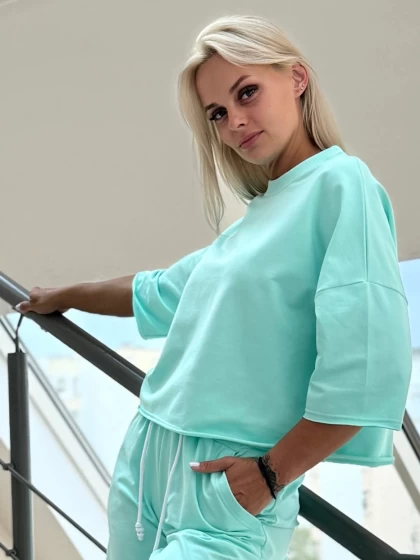 Футболка женская 5.Ж-309(1ФТ) двухнитка