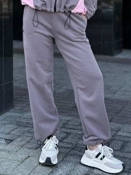 Брюки женские 269-3БФ трехнитка с бархатным эффектом