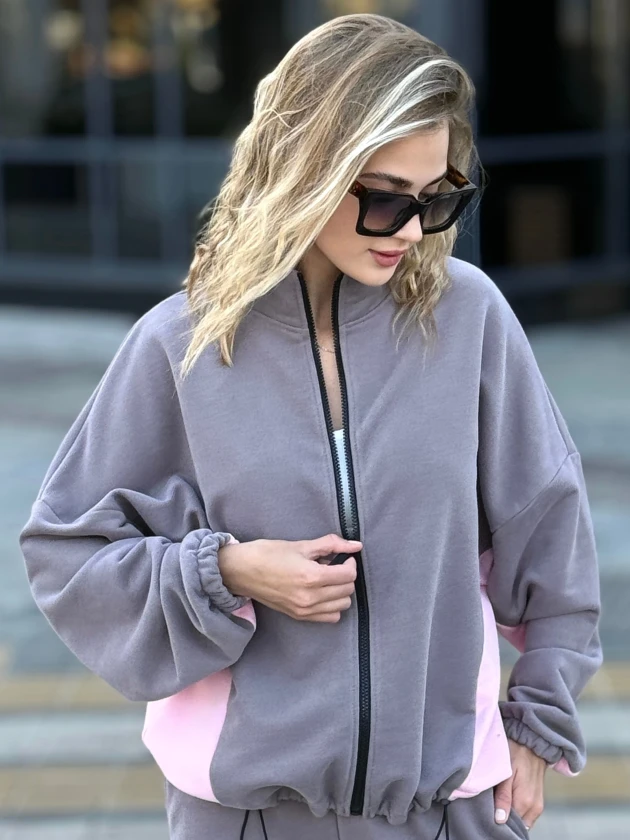 Толстовка женская 272-3Б трехнитка с бархатным...