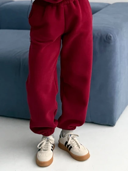 Брюки женские 269-3Б трехнитка с бархатным эффектом