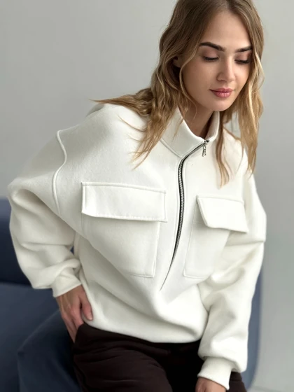 Джемпер женский 320-3НБ 3-х нитка, начес, бархатный эффект