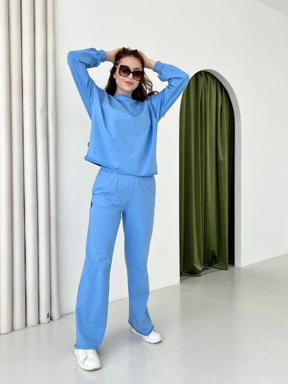 Свитшот женский оверсайз 210-2ФТ двухнитка