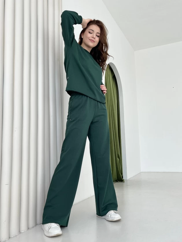 Свитшот женский оверсайз 210-2ФТ двухнитка