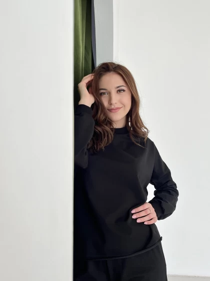 Свитшот женский оверсайз 210-2ФТ двухнитка