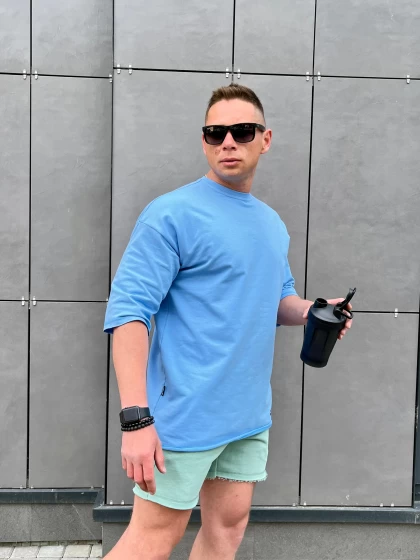 Футболка мужская оверсайз 173-1ФТ двухнитка