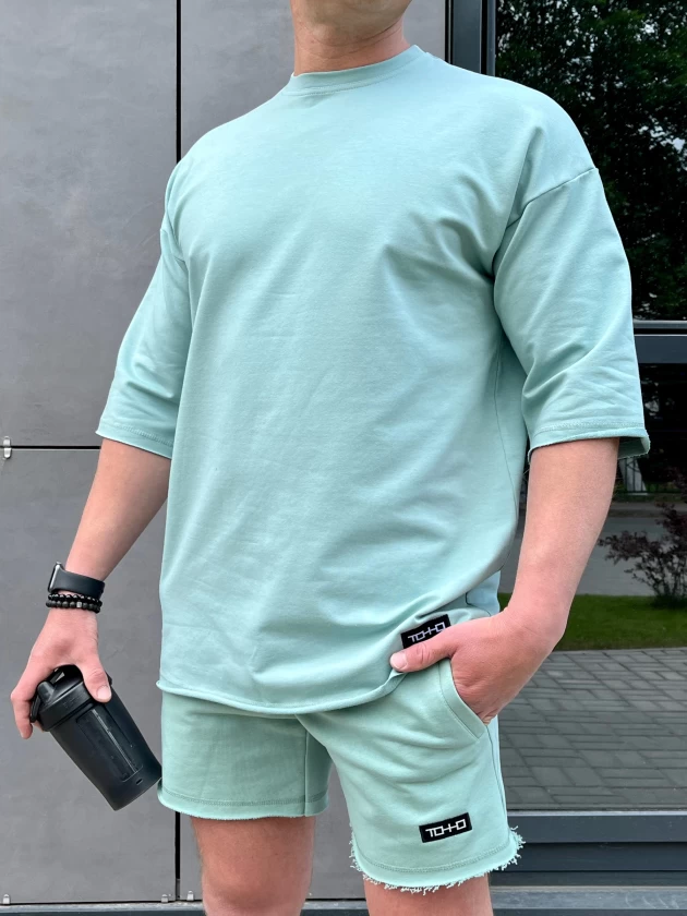 Футболка мужская оверсайз 173-1ФТ двухнитка