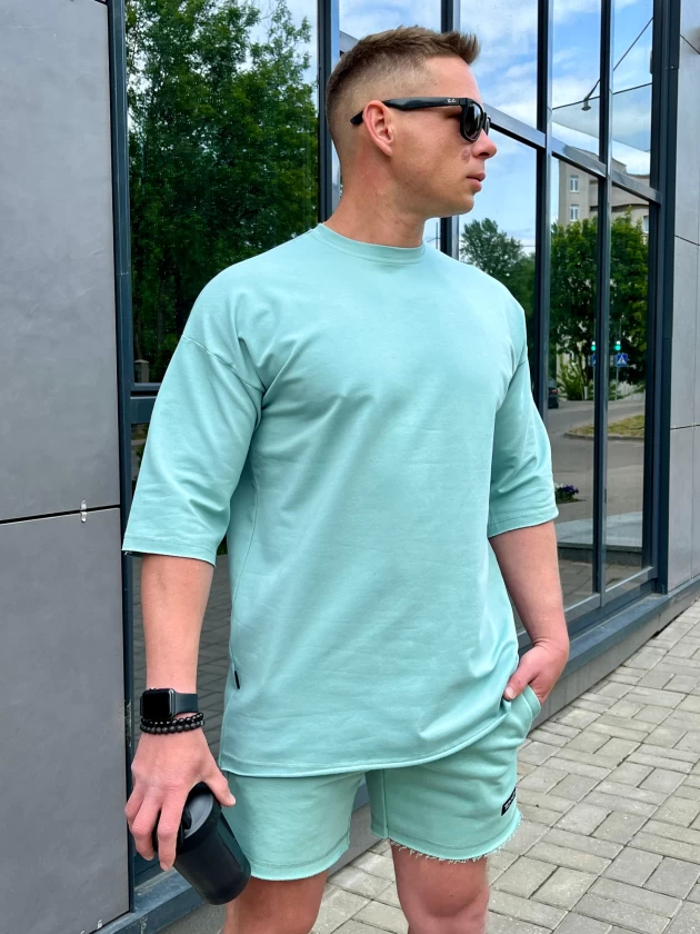 Футболка мужская оверсайз 173-1ФТ двухнитка