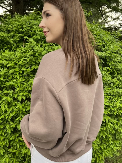 Бомбер женский 251-3Д трехнитка